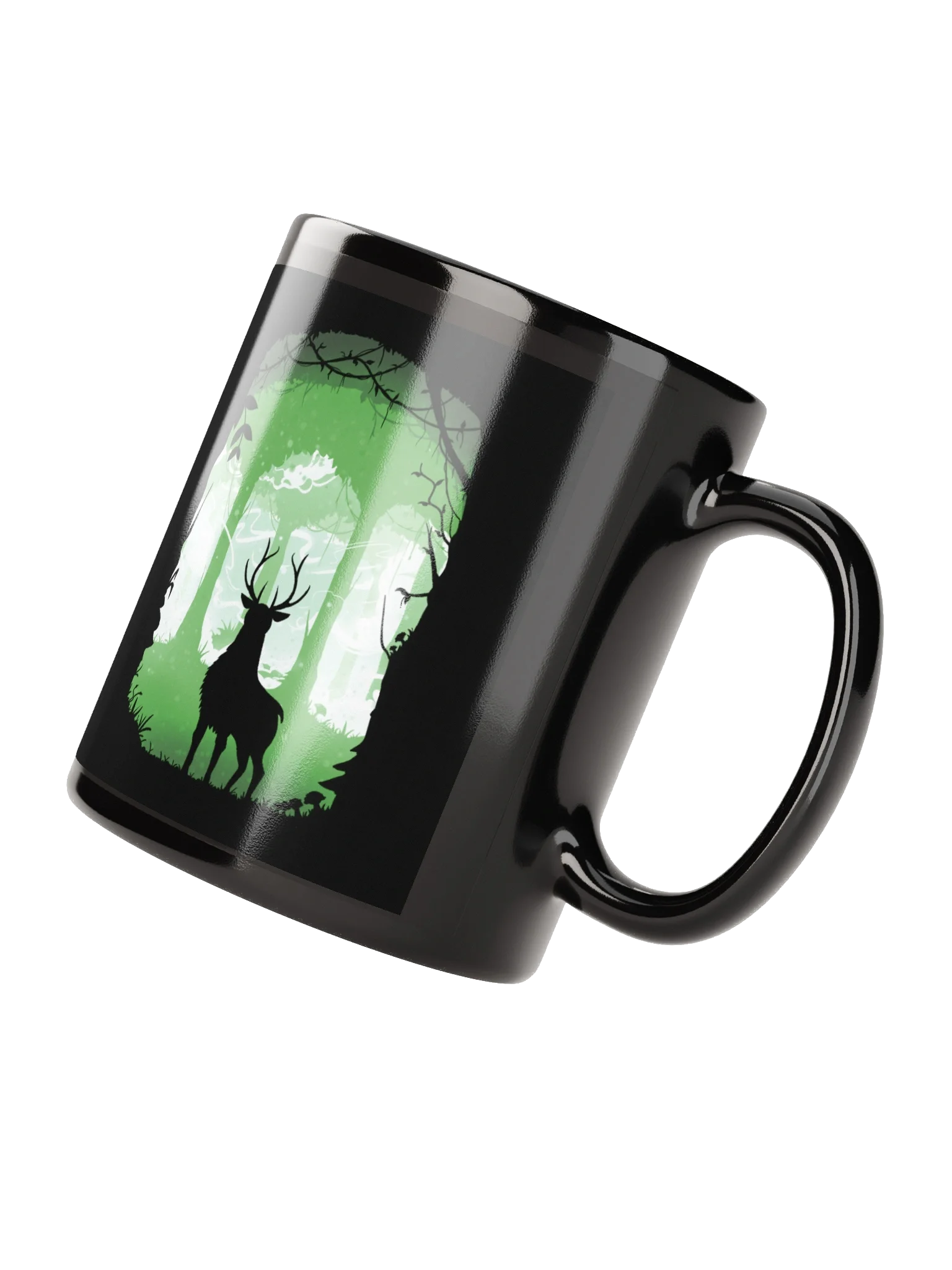 Black and Green Deer Mug product image (3)