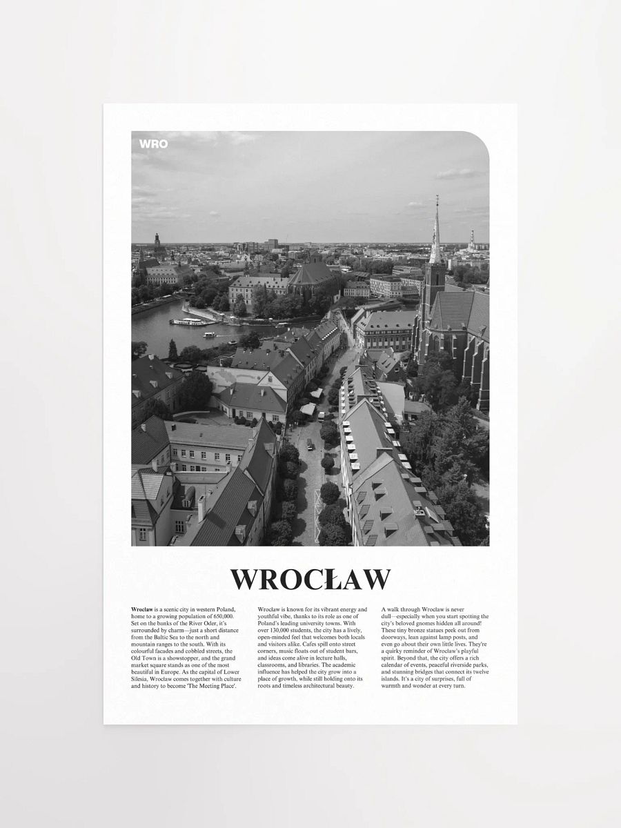 Wroclaw 02 Newspaper Poster product image (5)