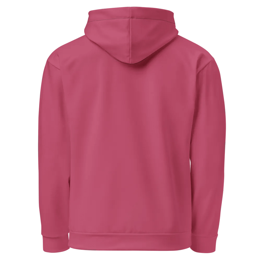 Plain Vibrant Red Soft Summer Unisex Recycled Polyester Heavyweight Premium Hoodie by Treasure Pie product image (2)