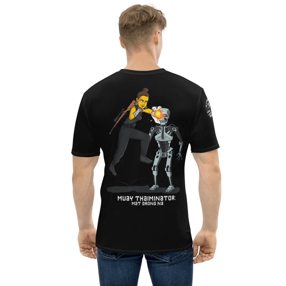 Muay Thaiminator, Training Shirt, black product image (1)