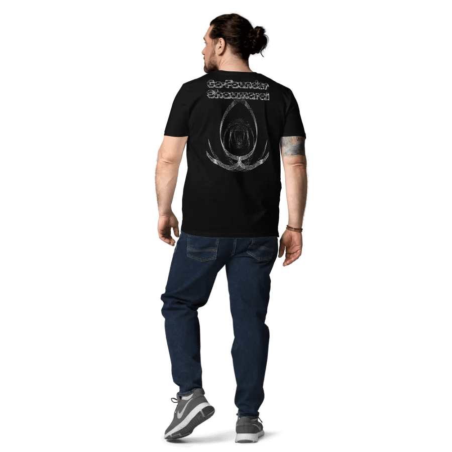 Organic Cotton T-Shirt - Embroidered - Co Founder Shaumarai - White HApex Gear White Logo product image (11)