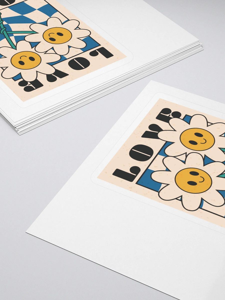 Smiling Love Flowers Sticker Set product image (4)