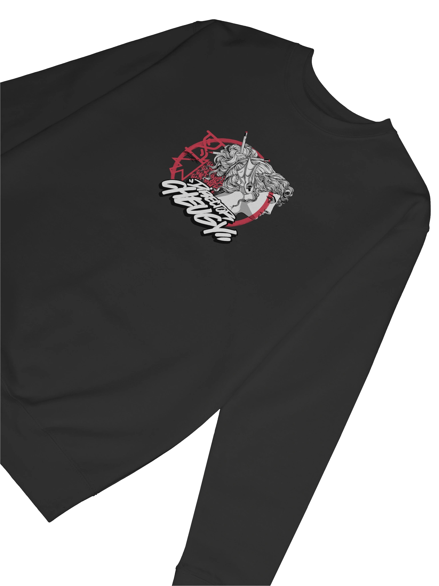 Bustin Crew Neck Sweatshirt (White) product image (6)