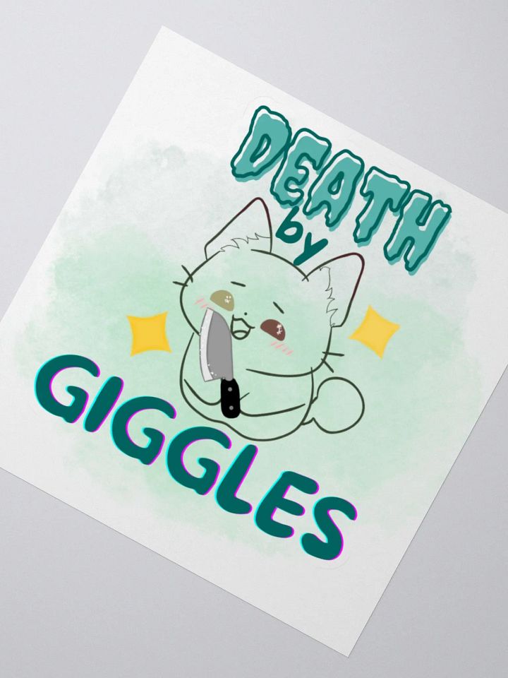 Death by Giggles Kiss Cut Stickers product image (2)