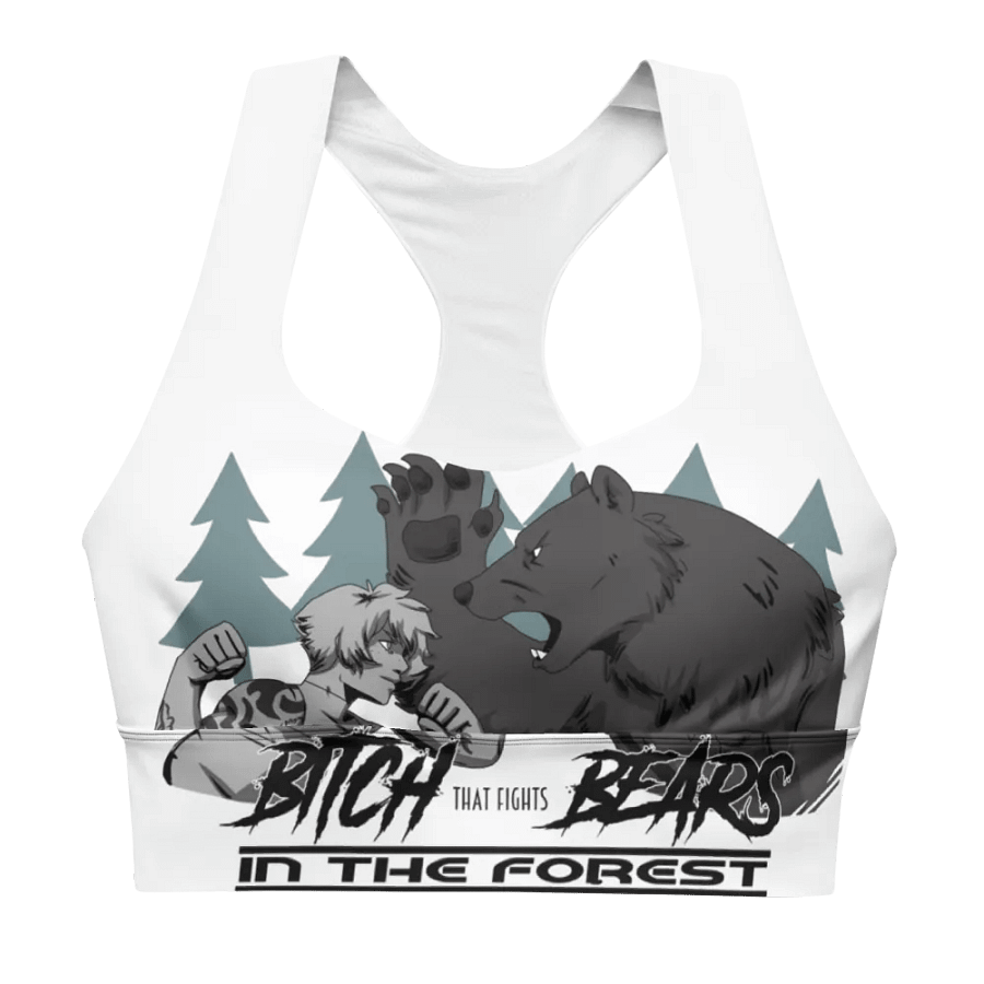 B!tch that fights Bears - Workout Crop product image (2)