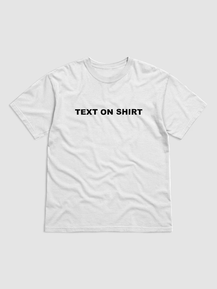 TEXT ON SHIRT product image (1)