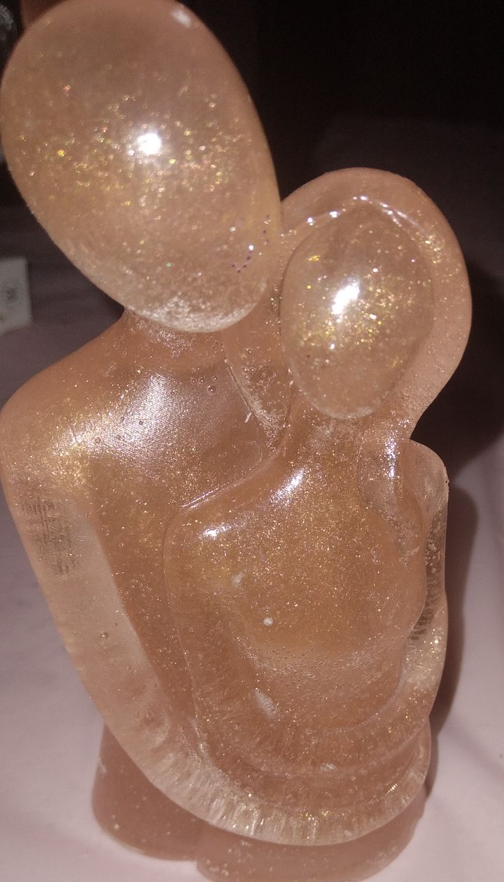 Rose Gold Embraced Couple product image (1)