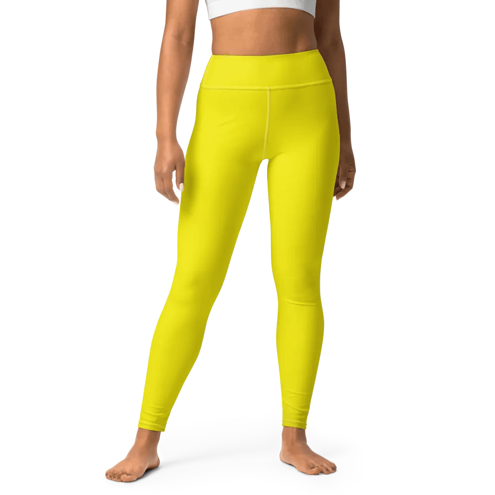 Lemon Yellow Yoga Leggings product image (5)