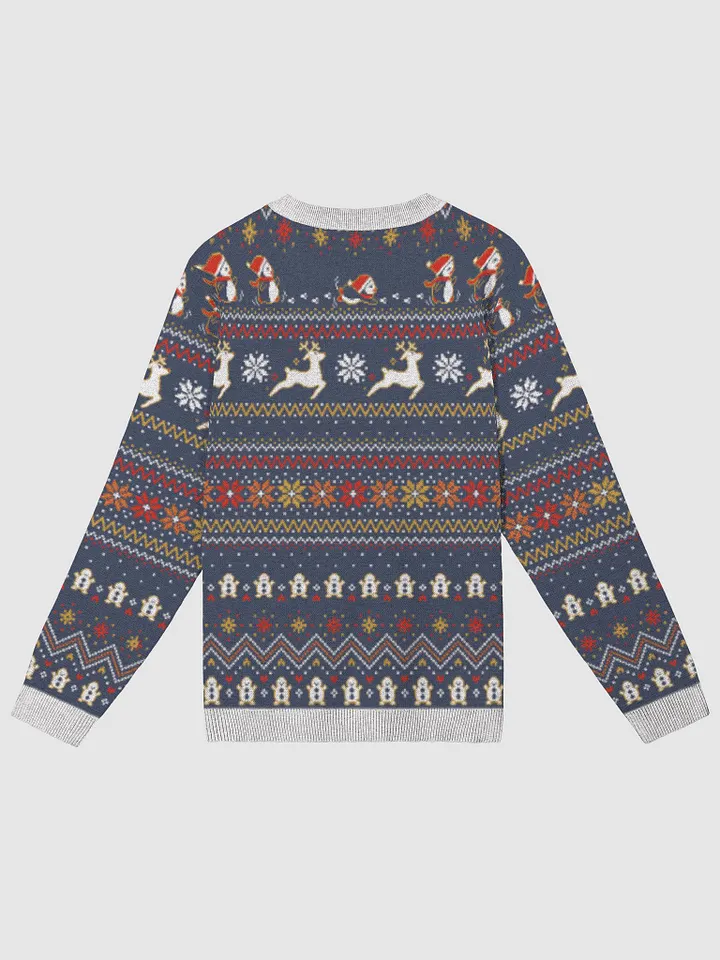 Happy Holidays Slogan Santa Sleigh Sweater product image (10)