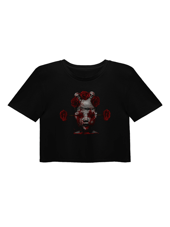 Blood Rose Macabre Crop Top product image (1)