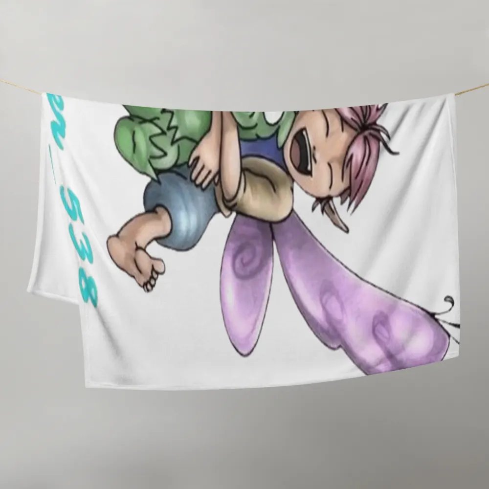 Whimsical Fairy and Dragon Throw Blanket product image (21)
