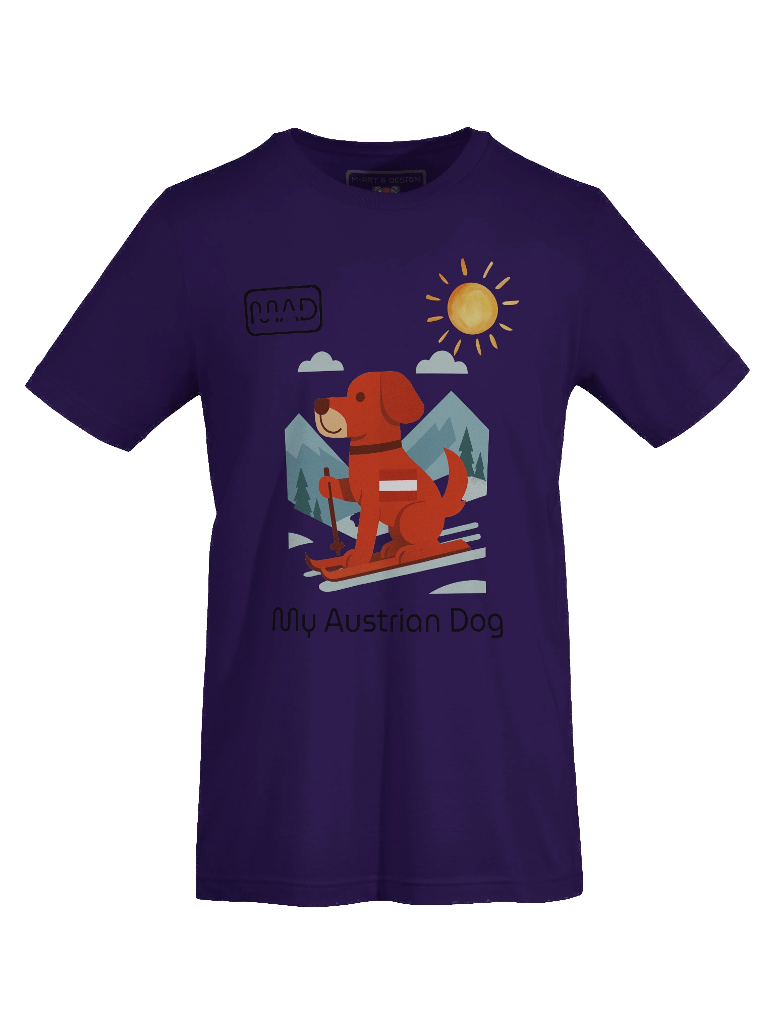Alpine Pup – Austrian Ski Adventure Tee – MAD Style - M-Art & Design product image (62)