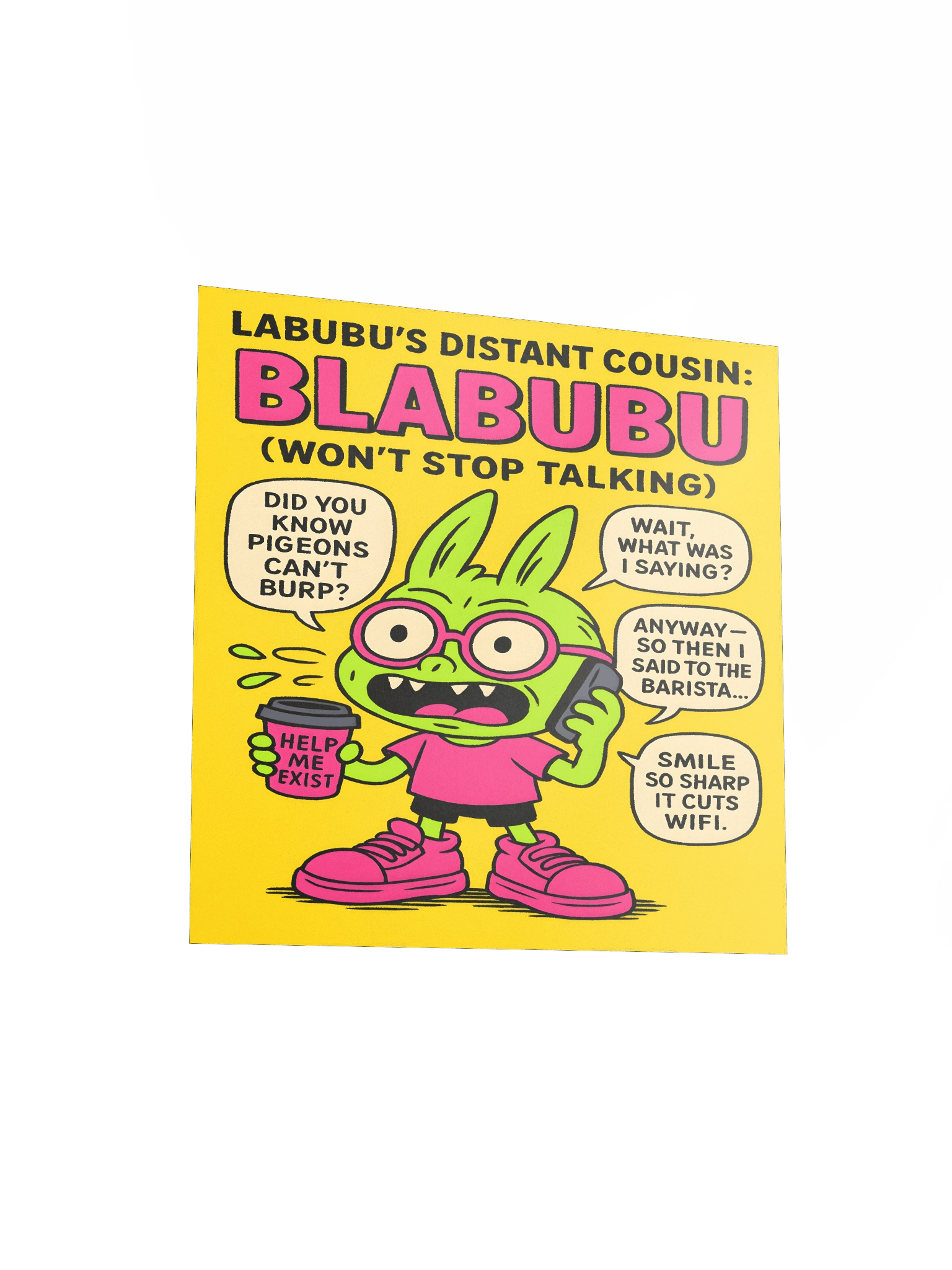 “Labubu’s distant cousin: Blabubu (won’t stop talking)” product image (6)