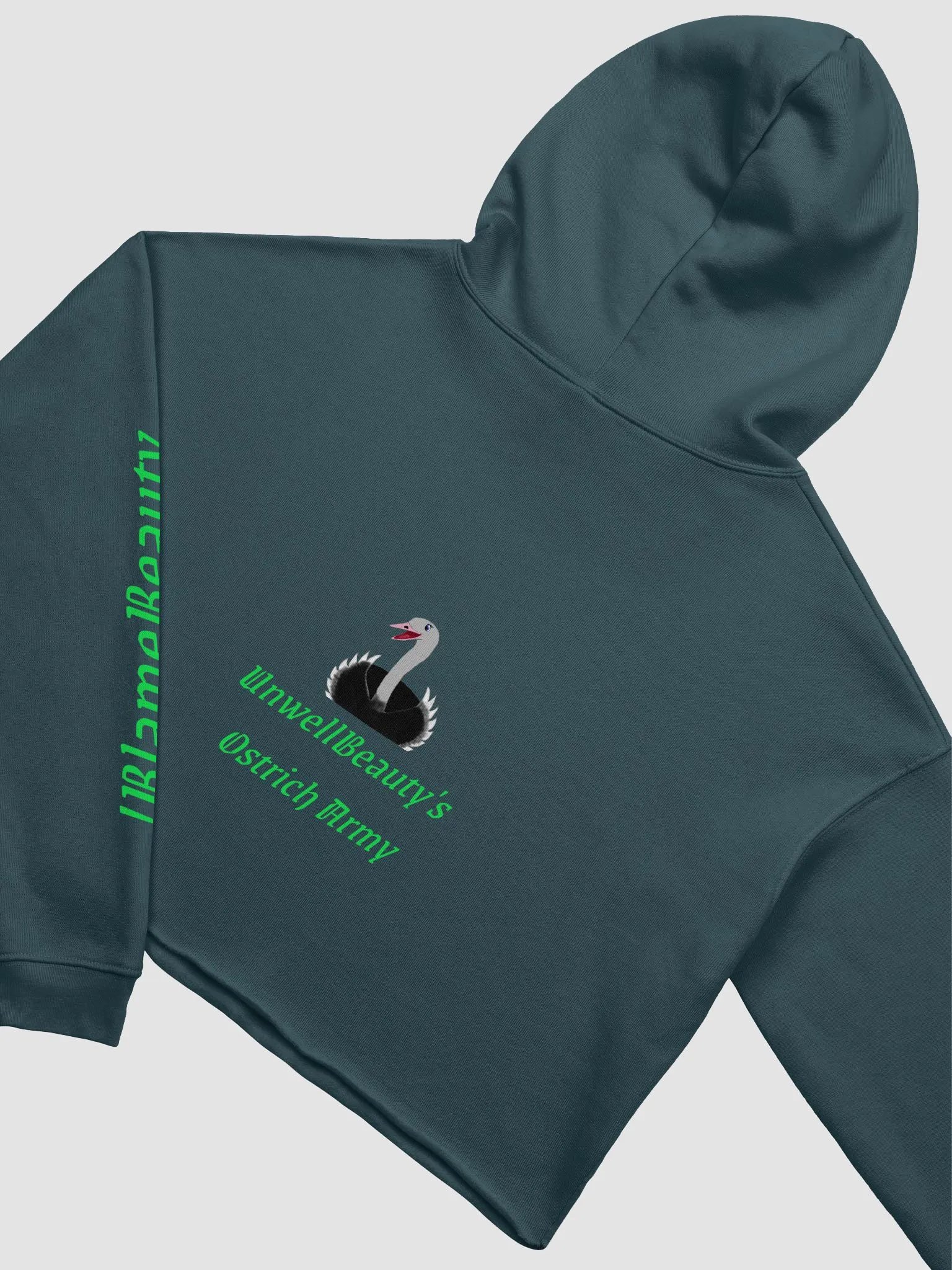 Ostrich Army Crop Hoodie product image (31)