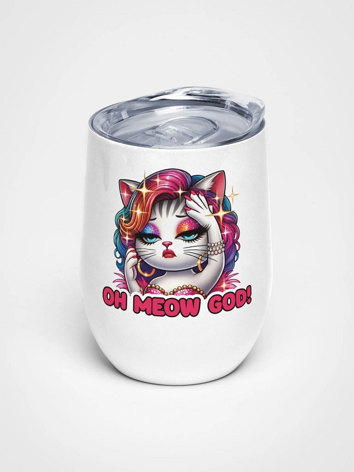 Oh Meow God! 12oz/355ml Tumbler product image (1)