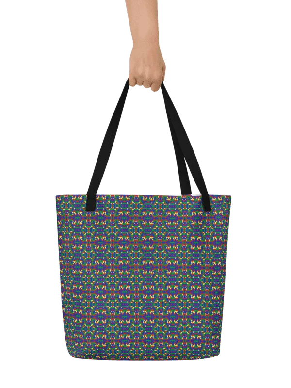 Holiday Current – Large Tote Bag with Pocket product image (2)