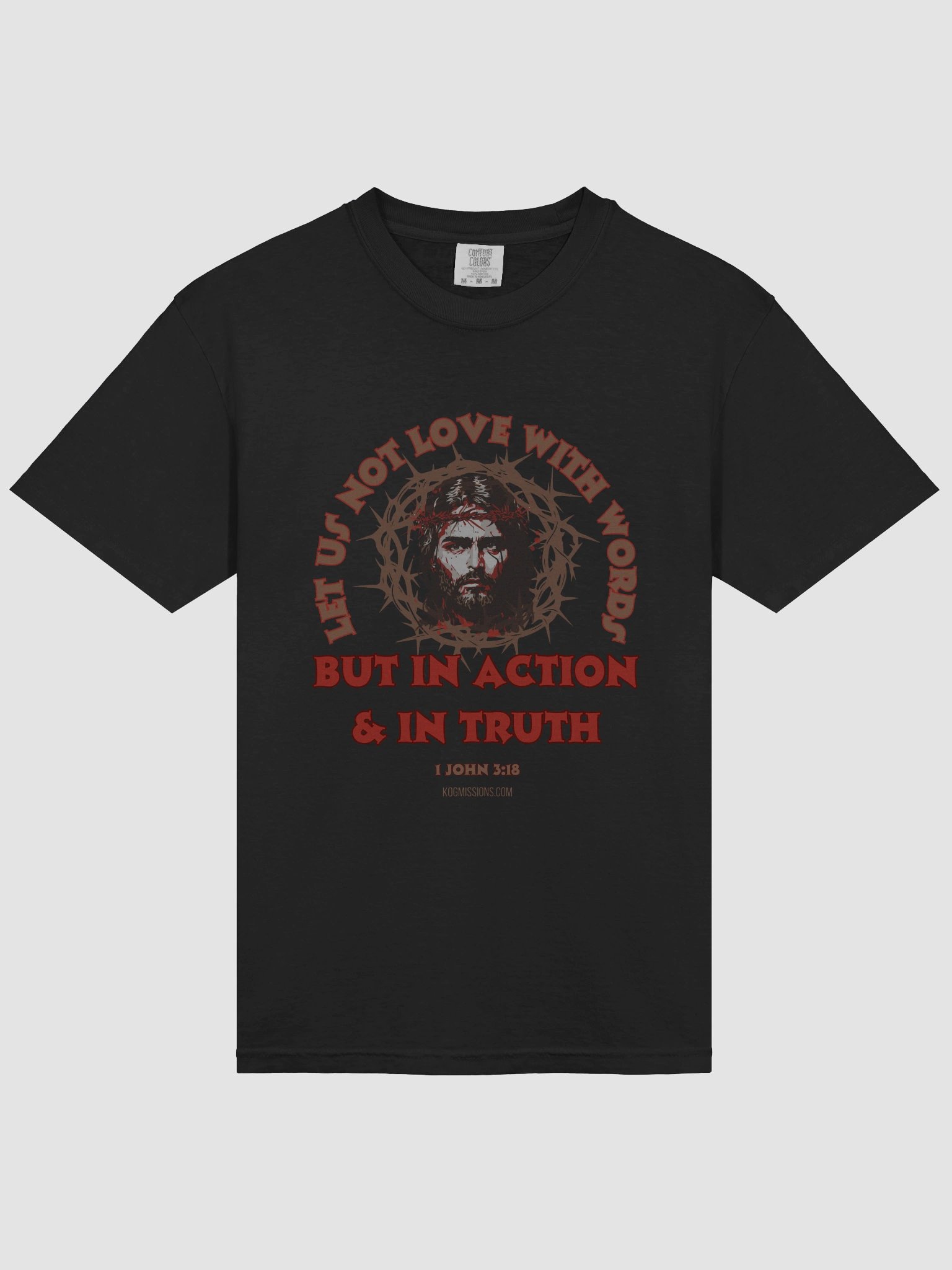 Love in Action and Truth Heavyweight Relaxed Fit Tee product image (3)