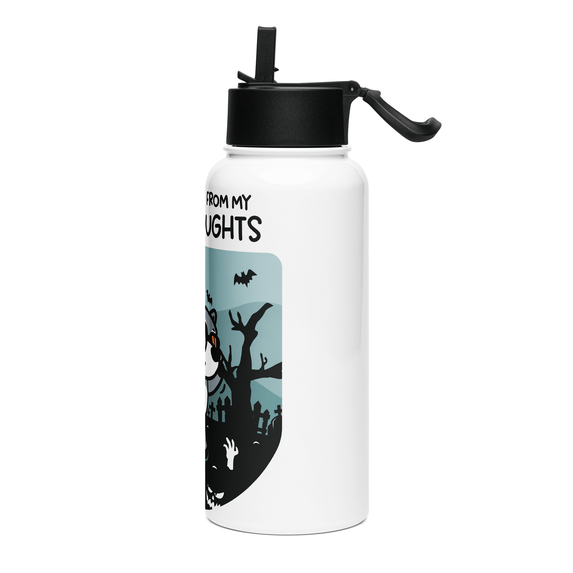 Running From My Dark Thoughts Water Bottle product image (3)