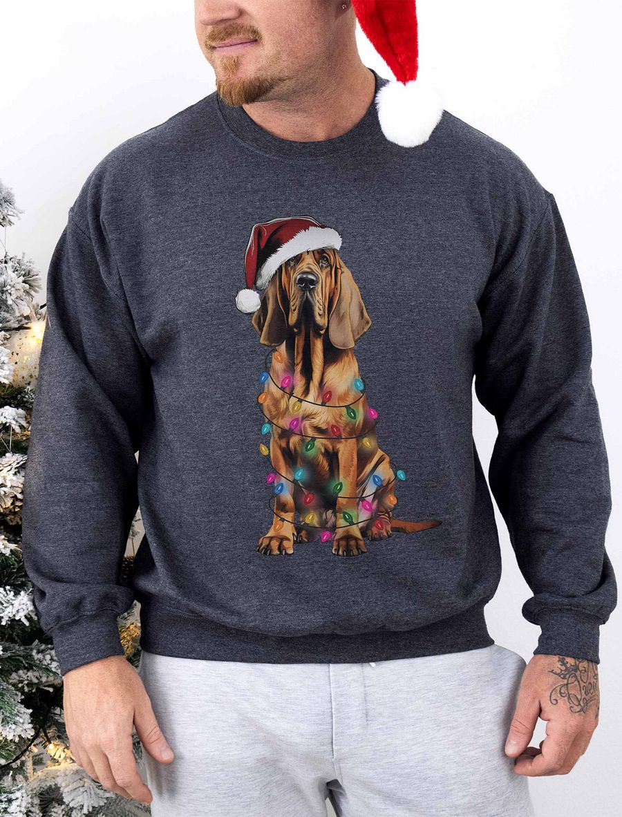 Funny Bloodhound Christmas Sweatshirt for Bloodhound Paw-rents product image (1)
