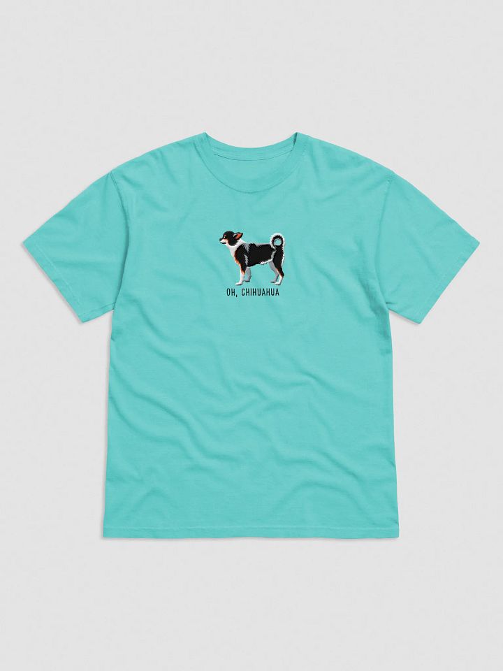 Oh, Chihuahua T-Shirt(Embroidered) of a Chihuahua(Tricolor) product image (25)