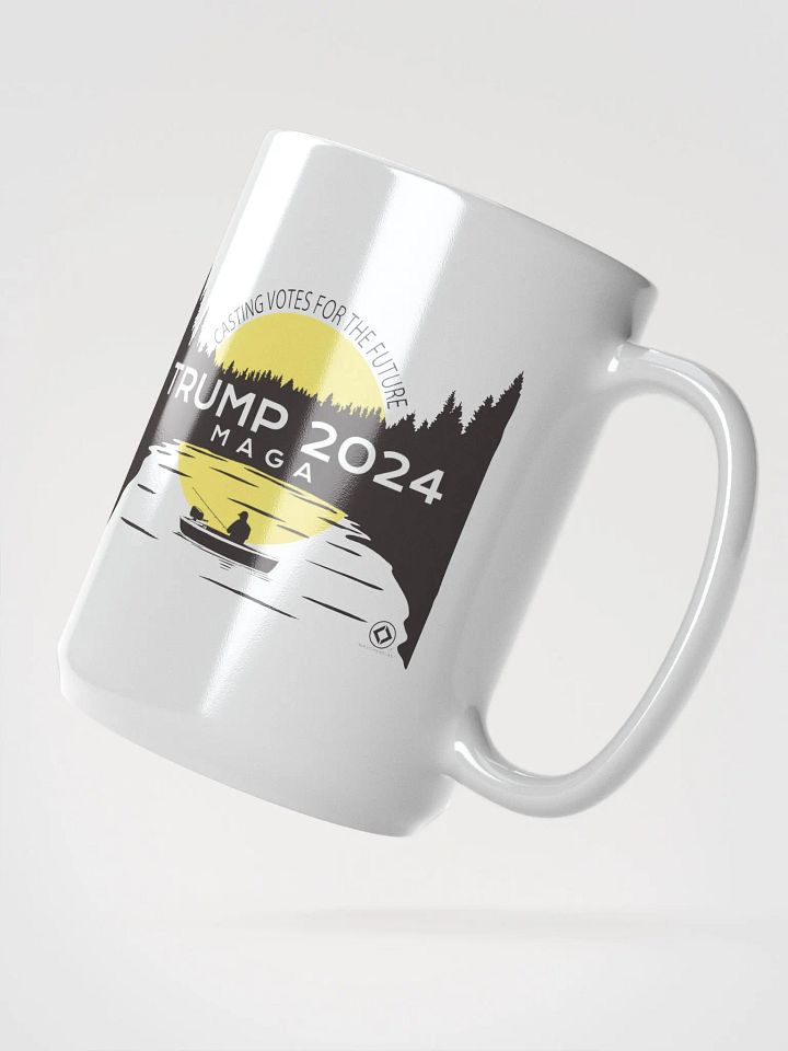 Trump 2024 Fishing Sunset Coffee Mug product image (2)