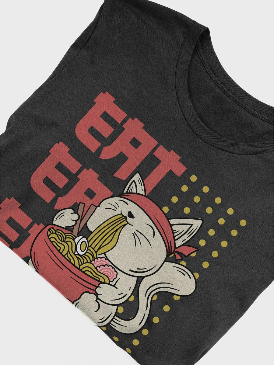 Noodle Slurping Cat T-Shirt product image (34)