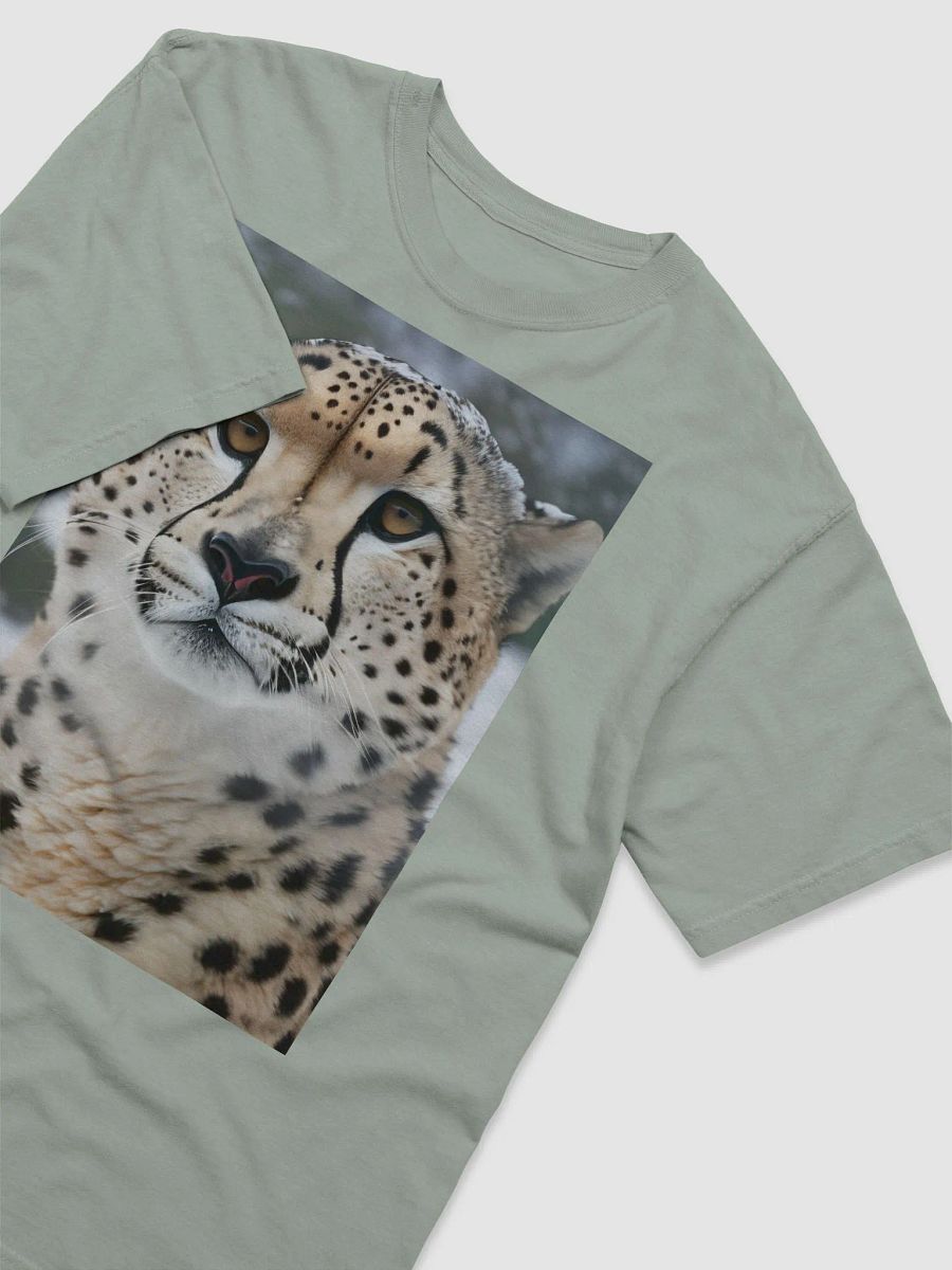 Spot On Style: Captivating Snow Cheetah T-Shirt product image (32)