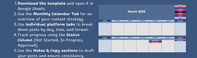 ☁️ Free Content Calendar Template for Creators!