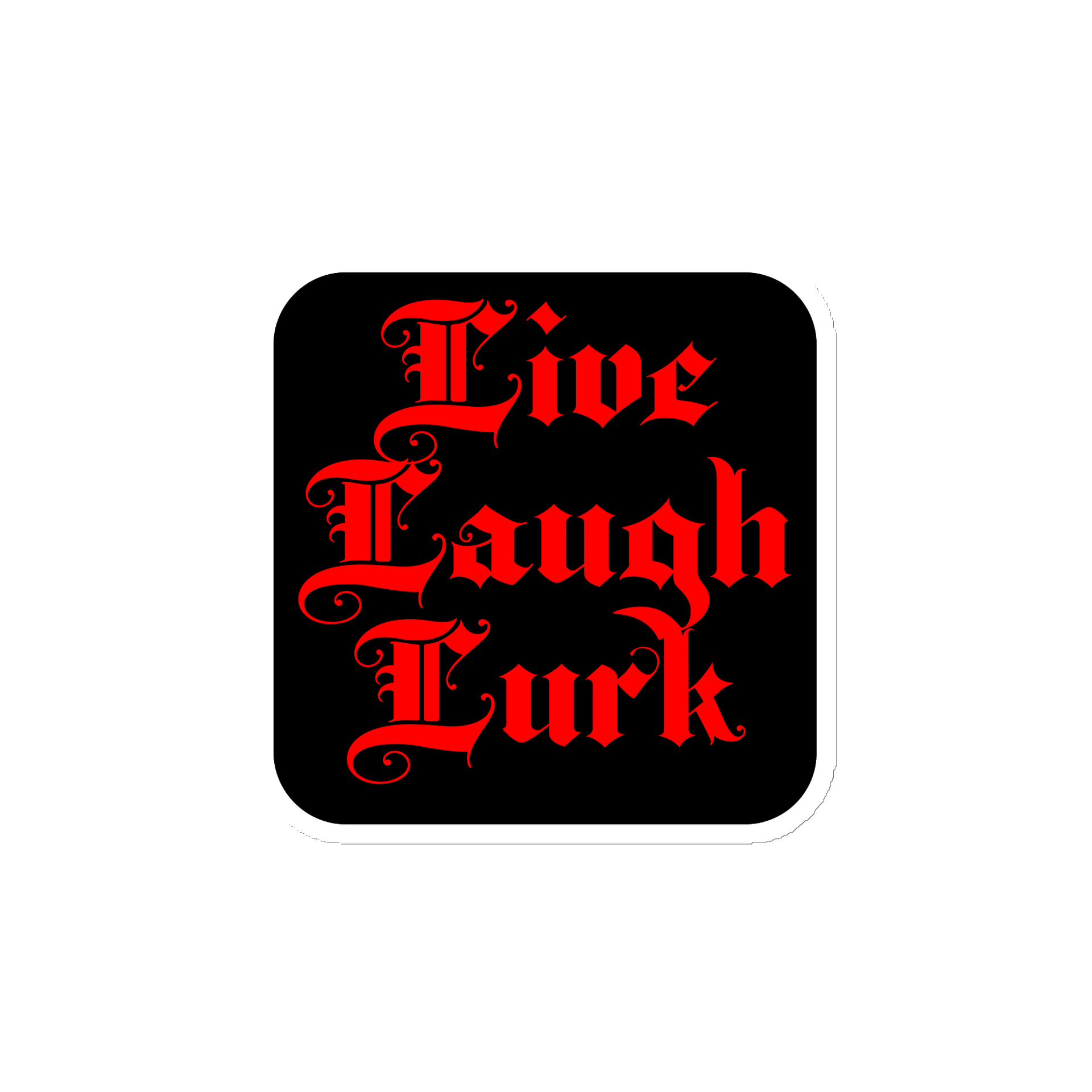 Live Laugh Lurk || Magnet product image (1)
