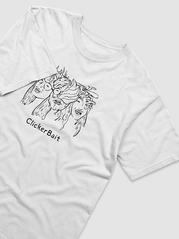 ClickerBait Hosts Black Outline T-Shirt product image (2)