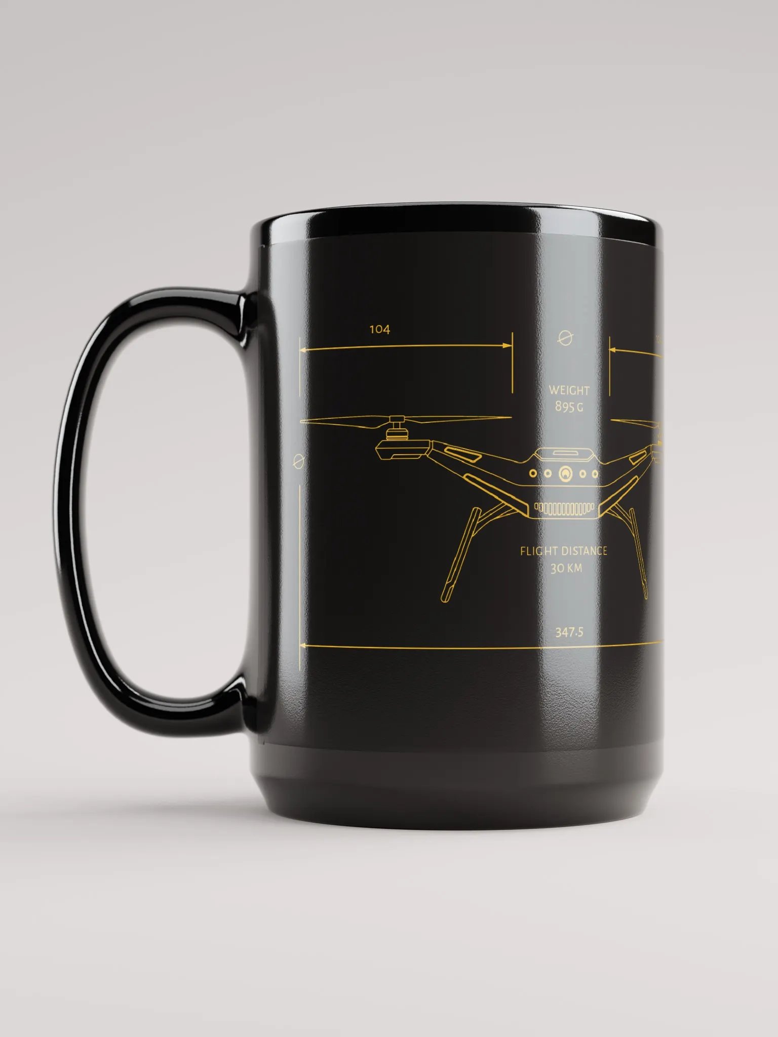 Drone Technical Drawing Mug product image (6)