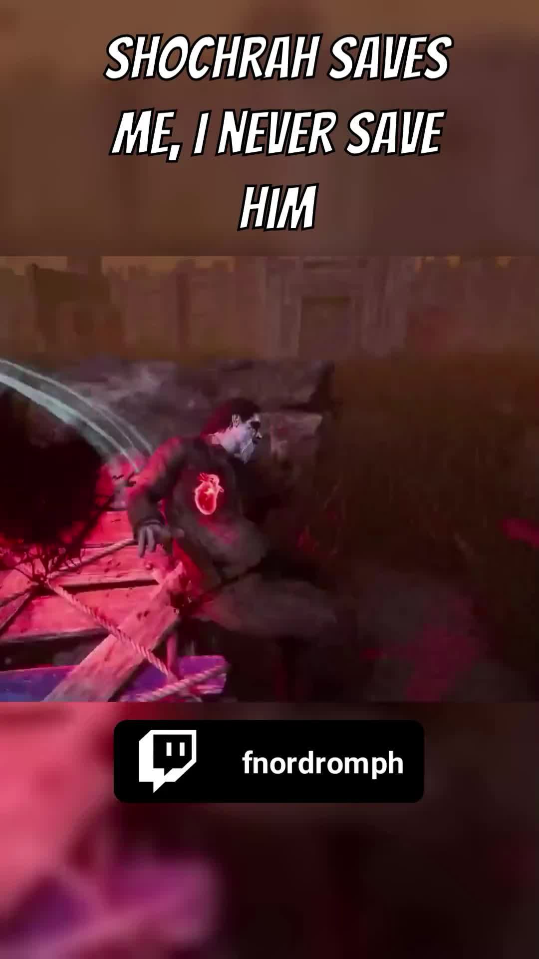 Why does @shochrah save me and I can never save him?!  #DeadbyDaylight #DBD #DeadbyDaylightGame #DBDCommunity #DeadbyDaylightFan #DBDClips #DBDMemes #DeadbyDaylightEdit #DBDGameplay #DBDGameplay #DBDStreamer #DeadbyDaylightPlayer #DBDSurvivor #DeadbyDaylightKiller #DBDContent #DeadbyDaylightCommunity