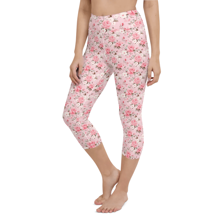 Cherry Blossoms Bliss Capri Leggings product image (7)
