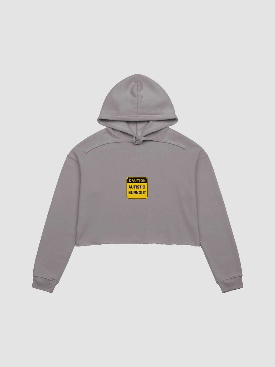 CAUTION: ASD BURNOUT cropped hoodie product image (30)