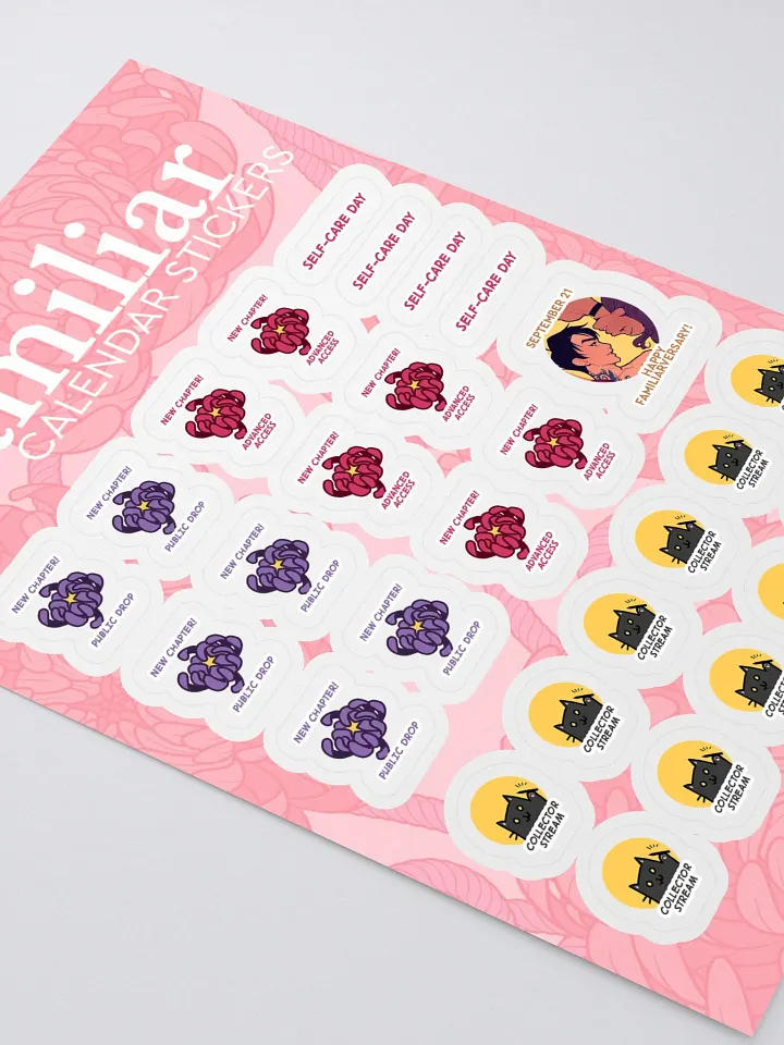 Familiar Calendar & Planner Sticker Sheet product image (2)
