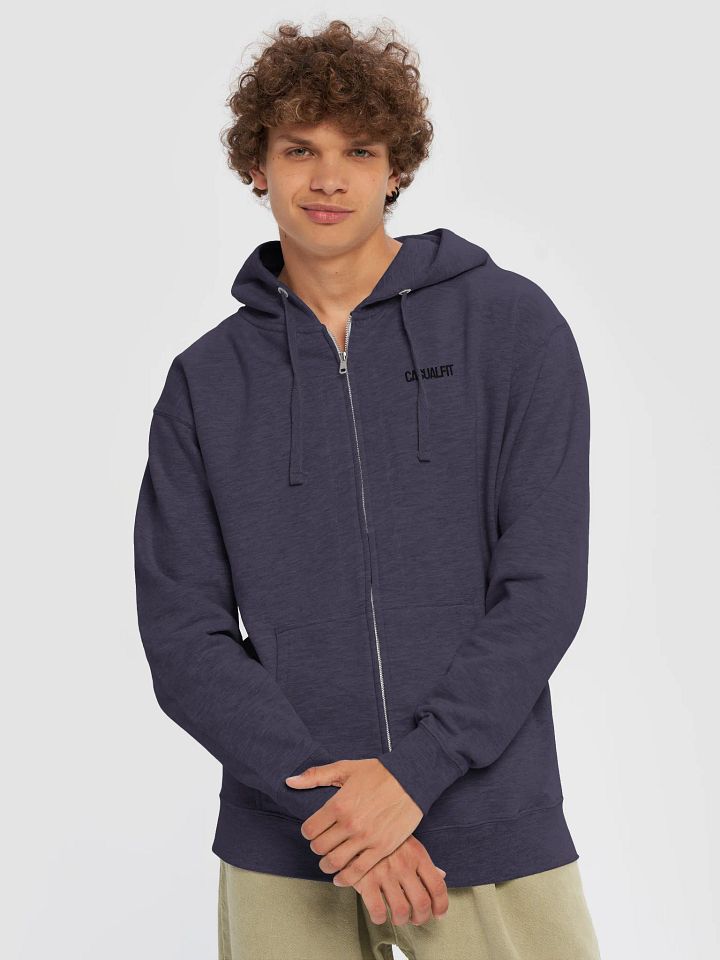 Midnight Urban Comfort Zip-Up Hoodie product image (1)