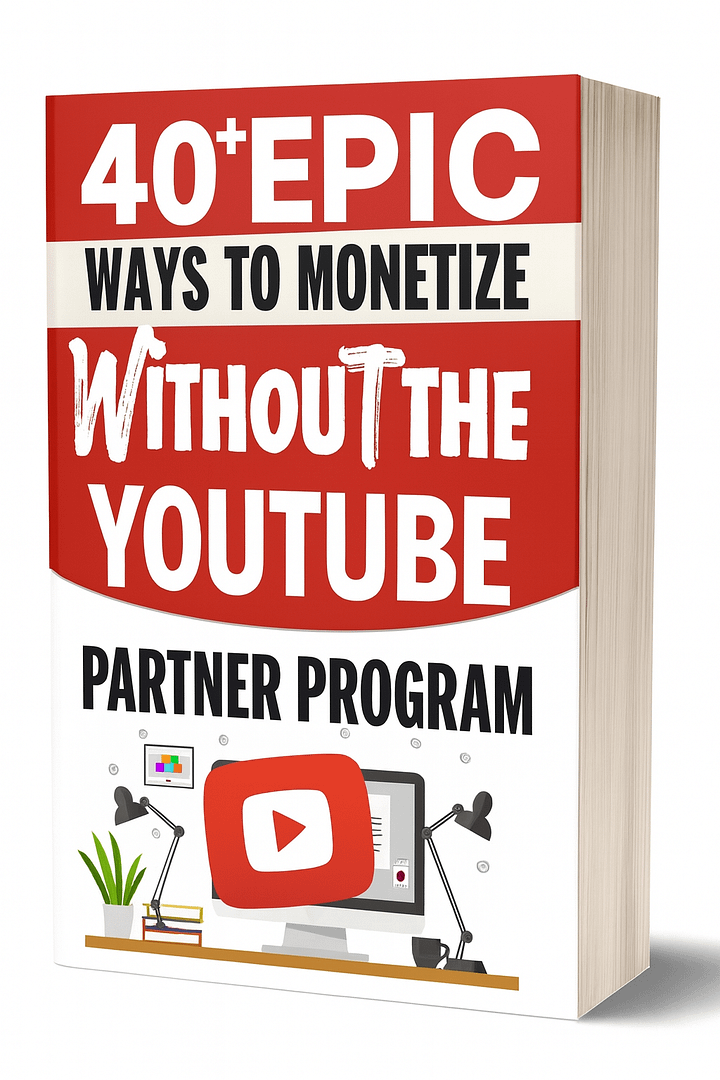 40 Plus Epic Ways to Monetize YouTube Without the Partner Program product image (1)