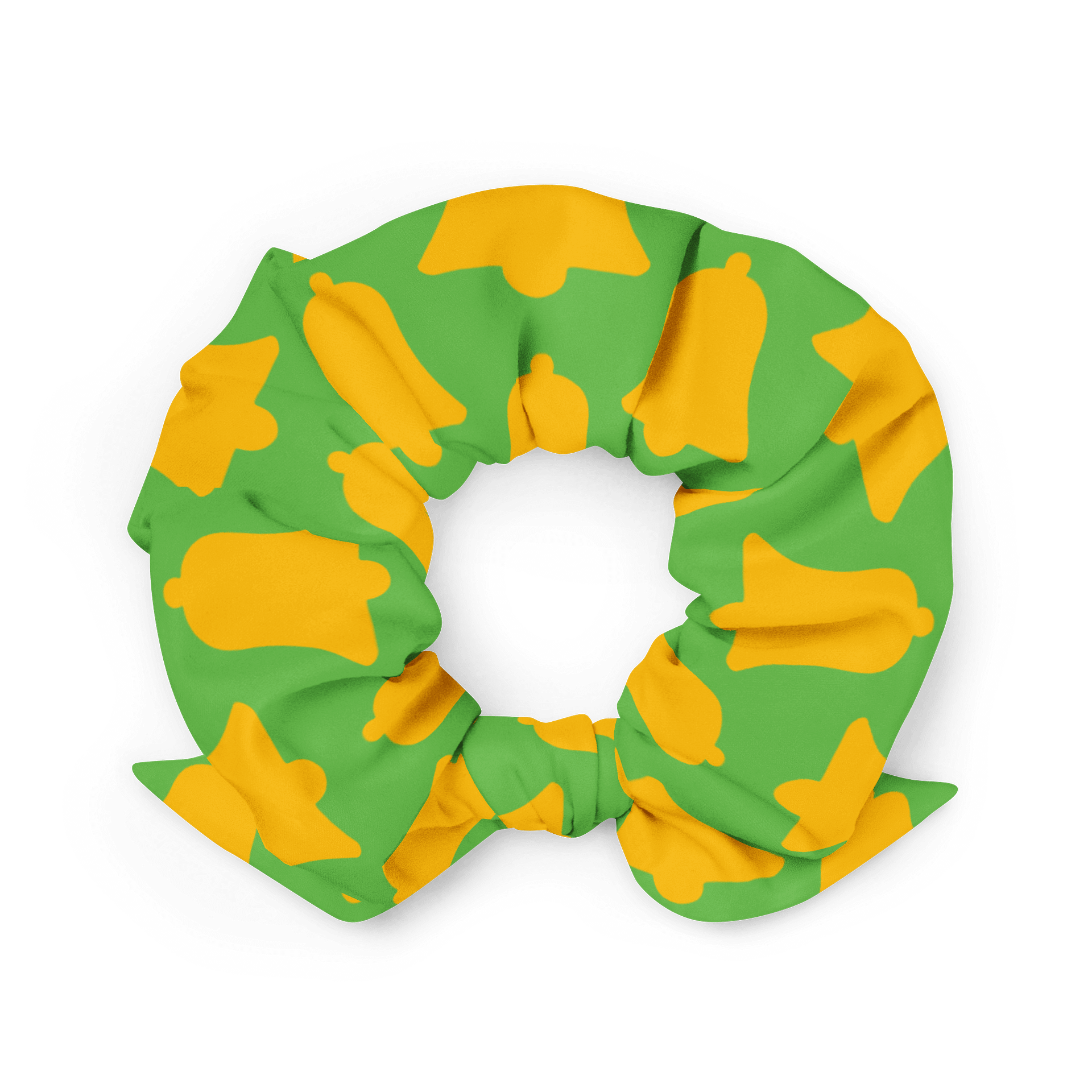 Sustainable Yellow Bell All-Over Scrunchie product image (2)