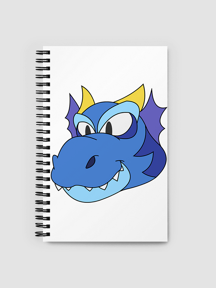 Happy Blue Dragon Spiral Notebook product image (1)