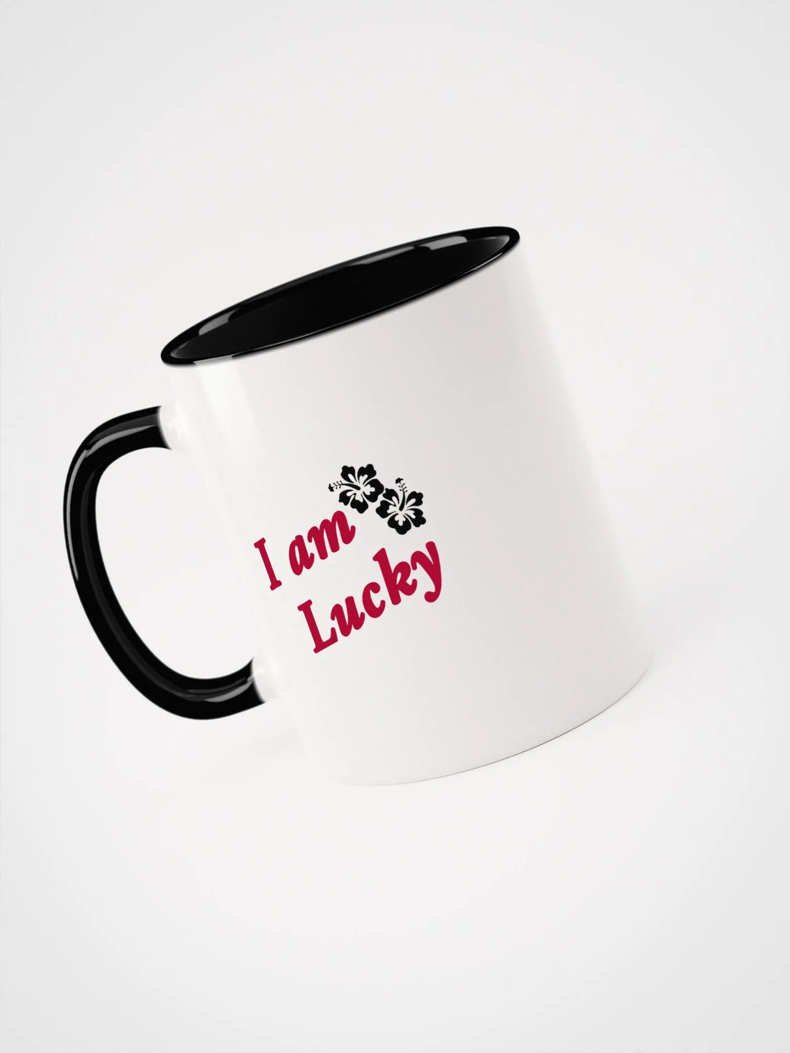 I am Lucky Hibiscus Ceramic Mug product image (15)