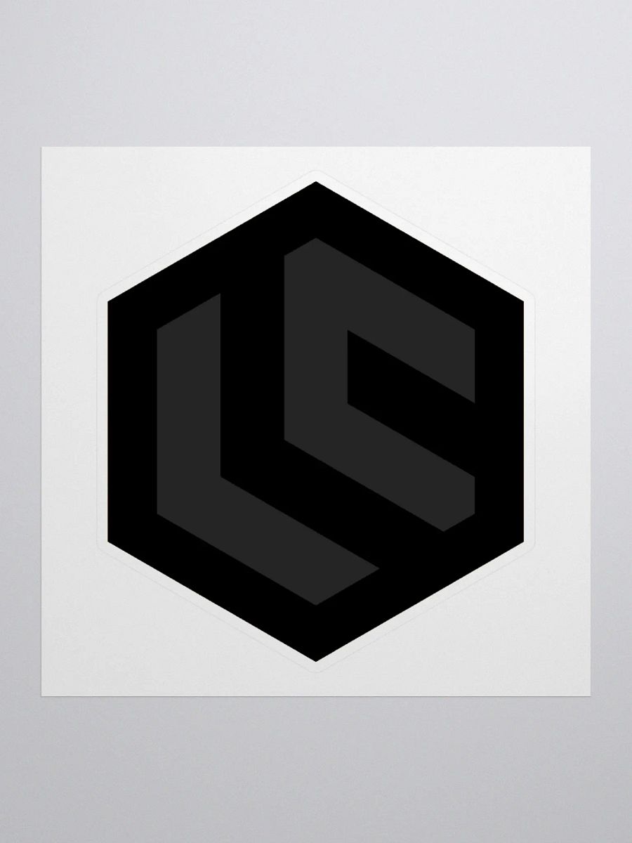 LC Logo Sticker [Blackout] product image (1)