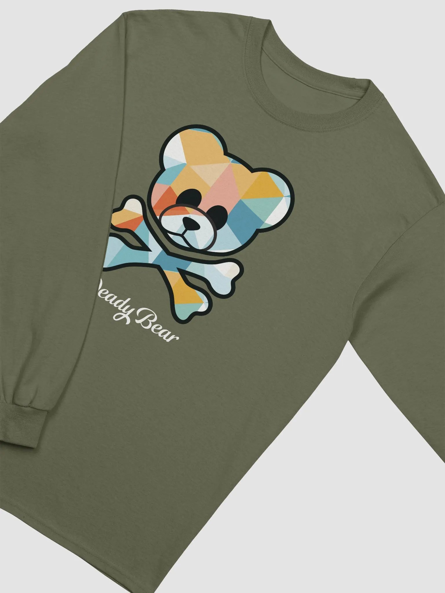 Deady Bear Geometric Long Sleeve Shirt product image (2)
