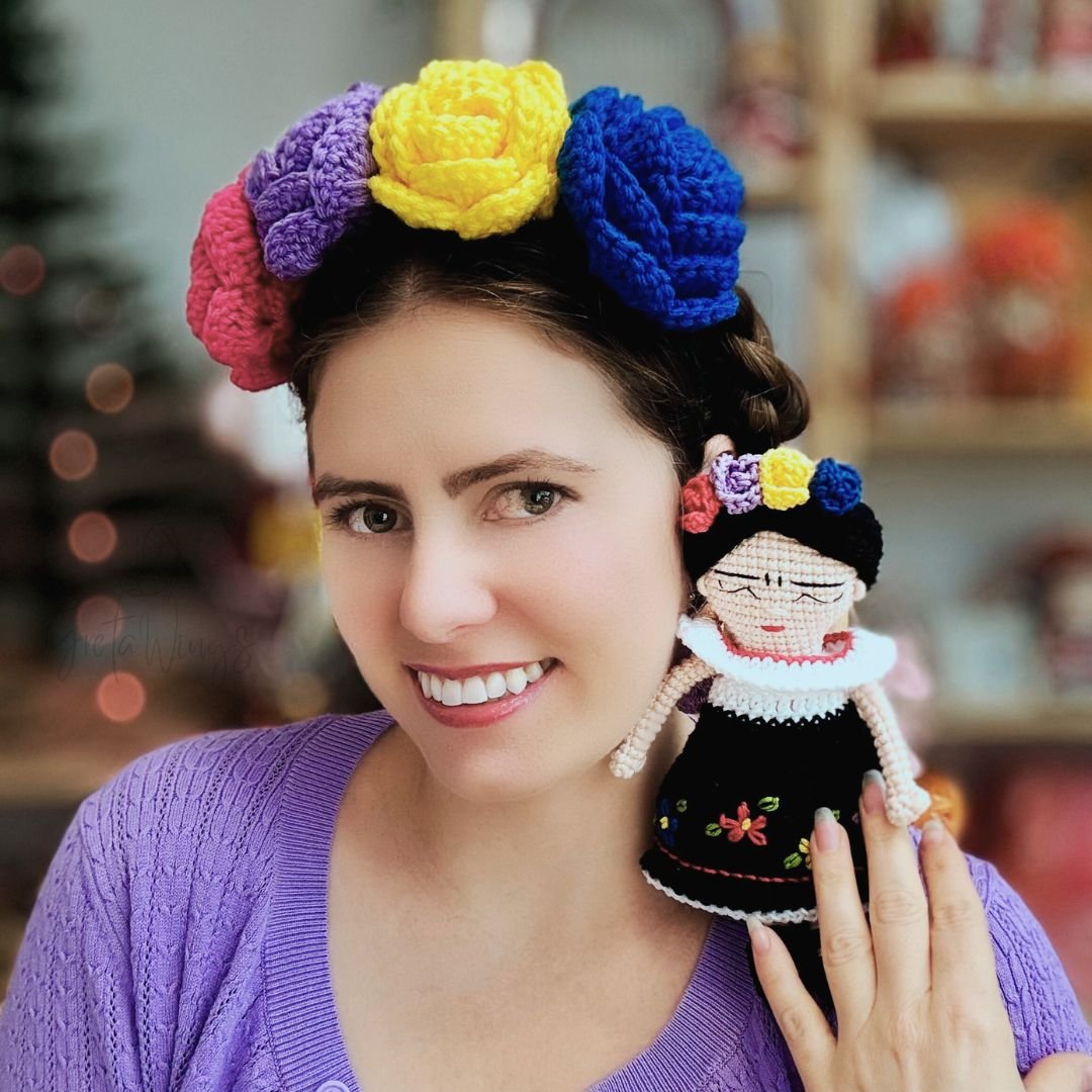 Patrón PDF Amigurumi Cuqui Frida: Diseño Exclusivo para Tejer tu Frida Ideal (Descarga Digital) product image (2)