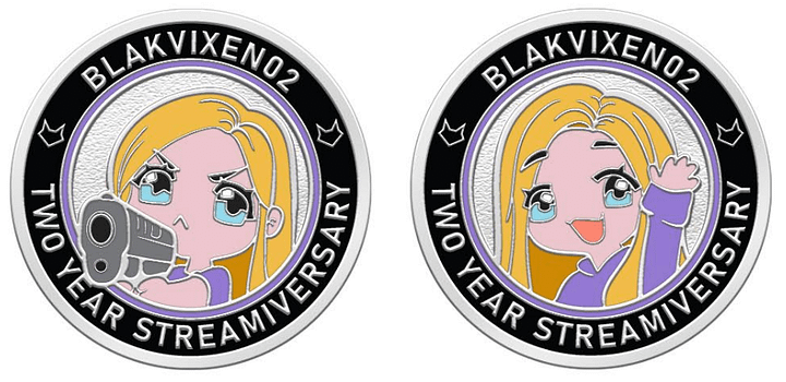 2 Year Streamiversary Coin product image (1)
