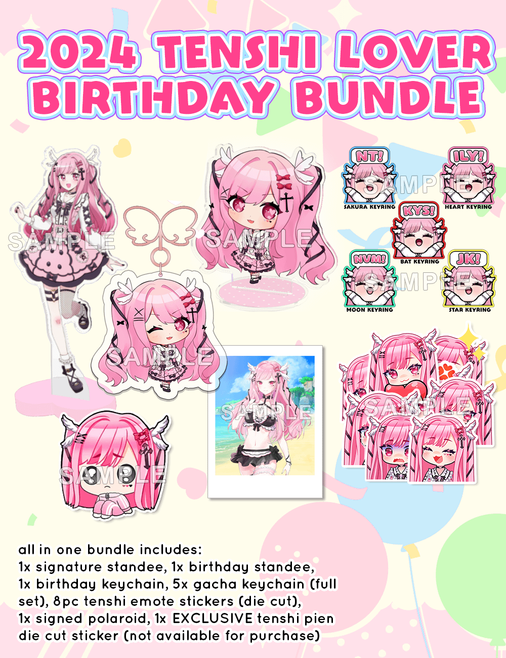 2024 Tenshi Lover Birthday Bundle (LIMITED EDITION) product image (1)