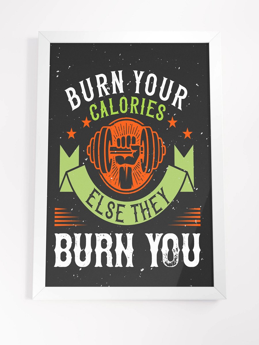 Fitness/Martial Arts Framed Poster - Burn Your Calories product image (23)
