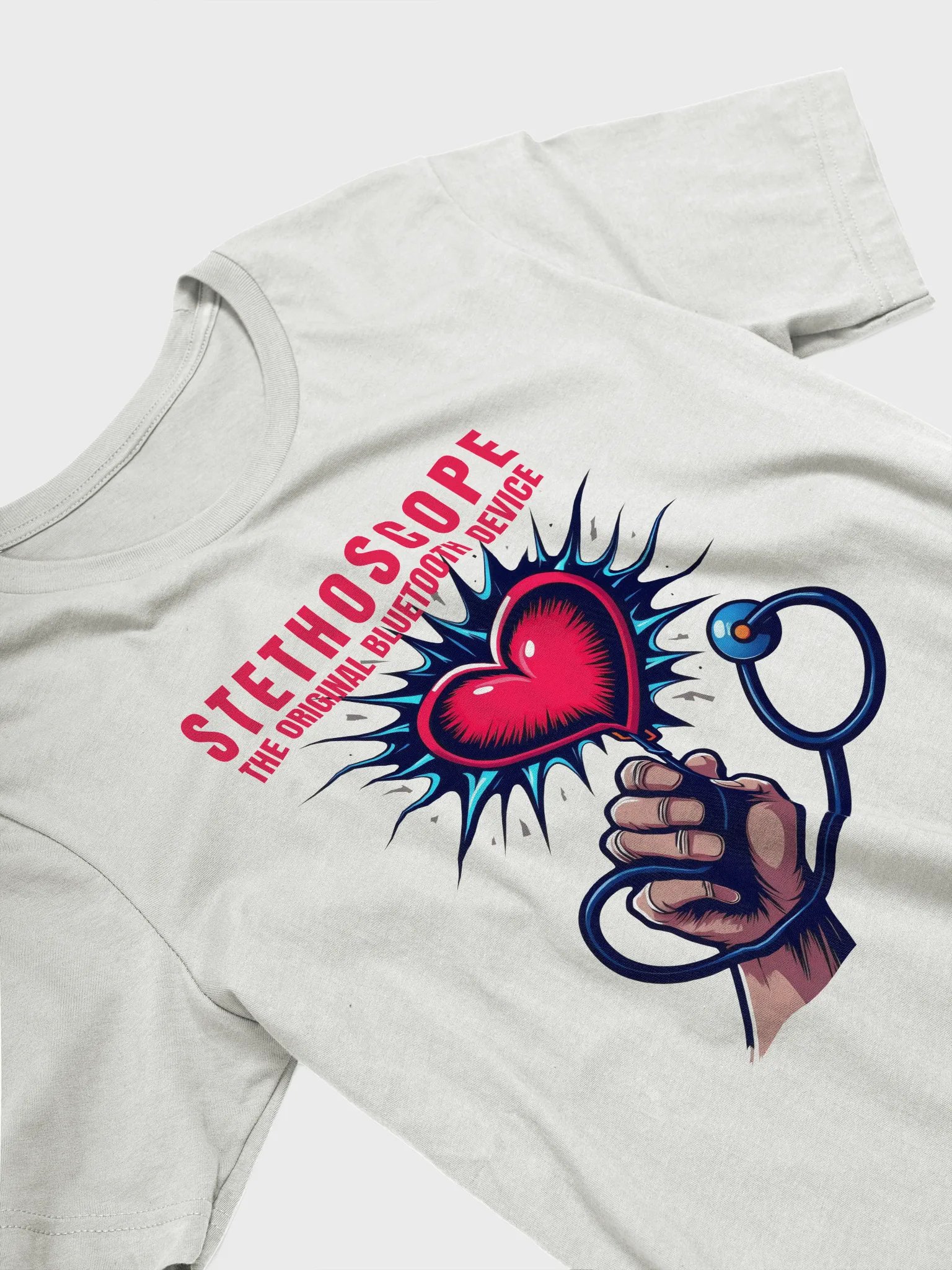 Heartbeat Tech Stethoscope T-Shirt product image (31)