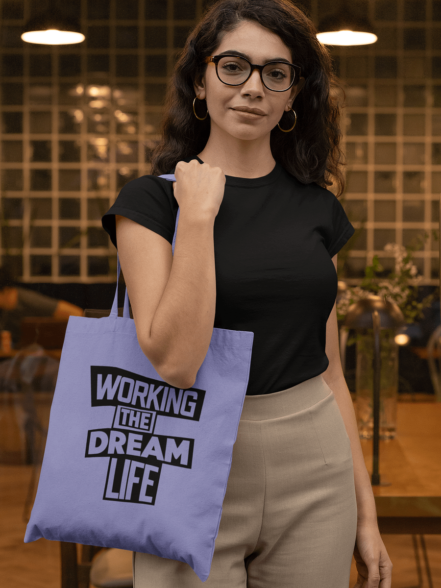 Purple Econscious Organic Cotton Tote Bag – Eco-Friendly Reusable Shopping & Everyday Carry Bag product image (2)