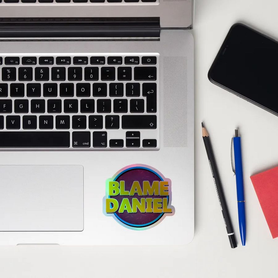 Blame Daniel Holographic Sticker product image (10)