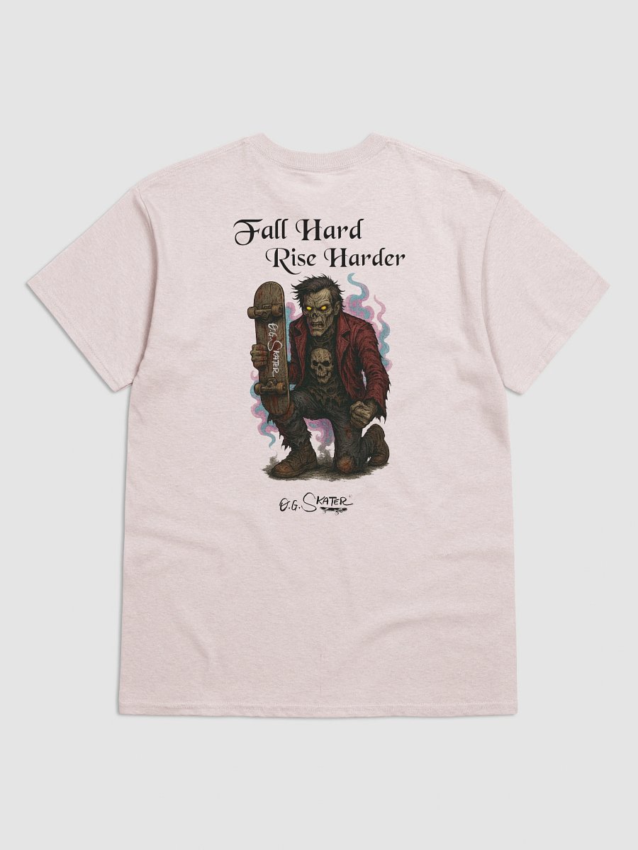 “Fall Hard. Rise Harder.” (white, grey) product image (1)